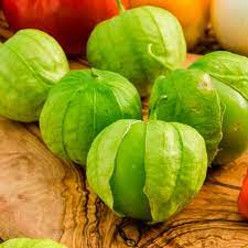 Cream Tomatillo Fruit Seeds - Tangy Fruit for Salsa and Sauces  100 pcs