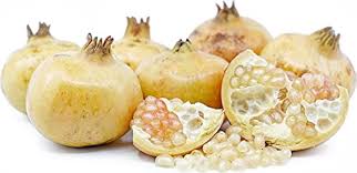 Muscat White Pomegranate Fruit Seeds for Planting – Perfect for Indoor Growing, Rare White, Super Soft & Sweet