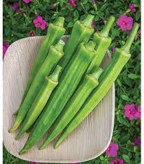 Cajun Delight Okra Seeds for Planting - Fresh Vegetable 100 pcs