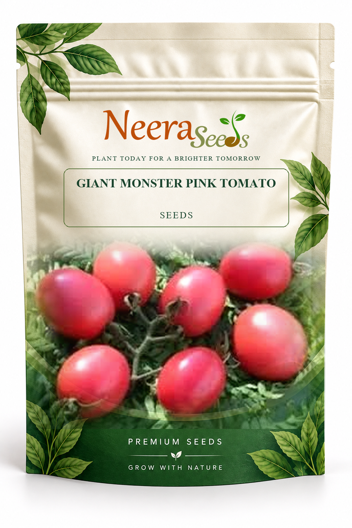 Neera Seeds Packaging Pouch - GIANT MONSTER PINK TOMATO SEEDS
