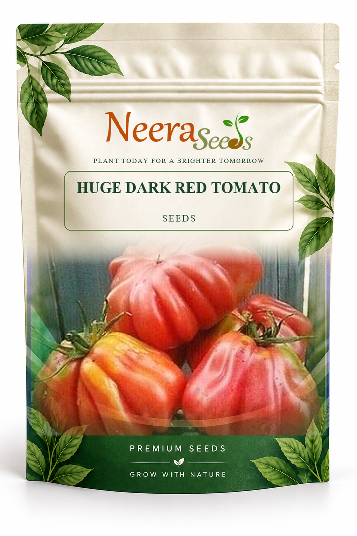 Neera Seeds Packaging Pouch - HUGE DARK RED TOMATO SEEDS
