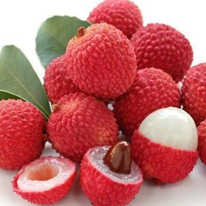 Røde litchi-frugtfrø til dyrkning af søde og eksotiske litchi-frugter 100 stk.