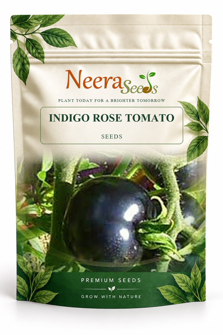 Neera Seeds Packaging Pouch - INDIGO ROSE TOMATO SEEDS