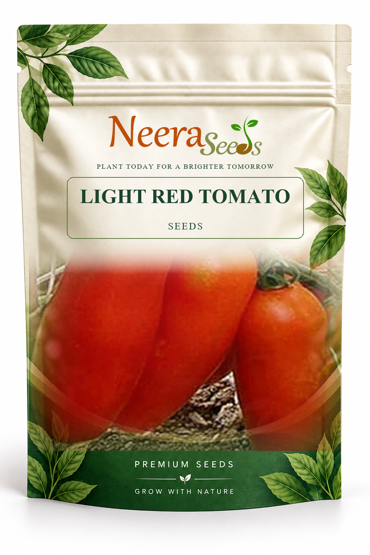 Neera Seeds Packaging Pouch - LIGHT RED TOMATO SEEDS