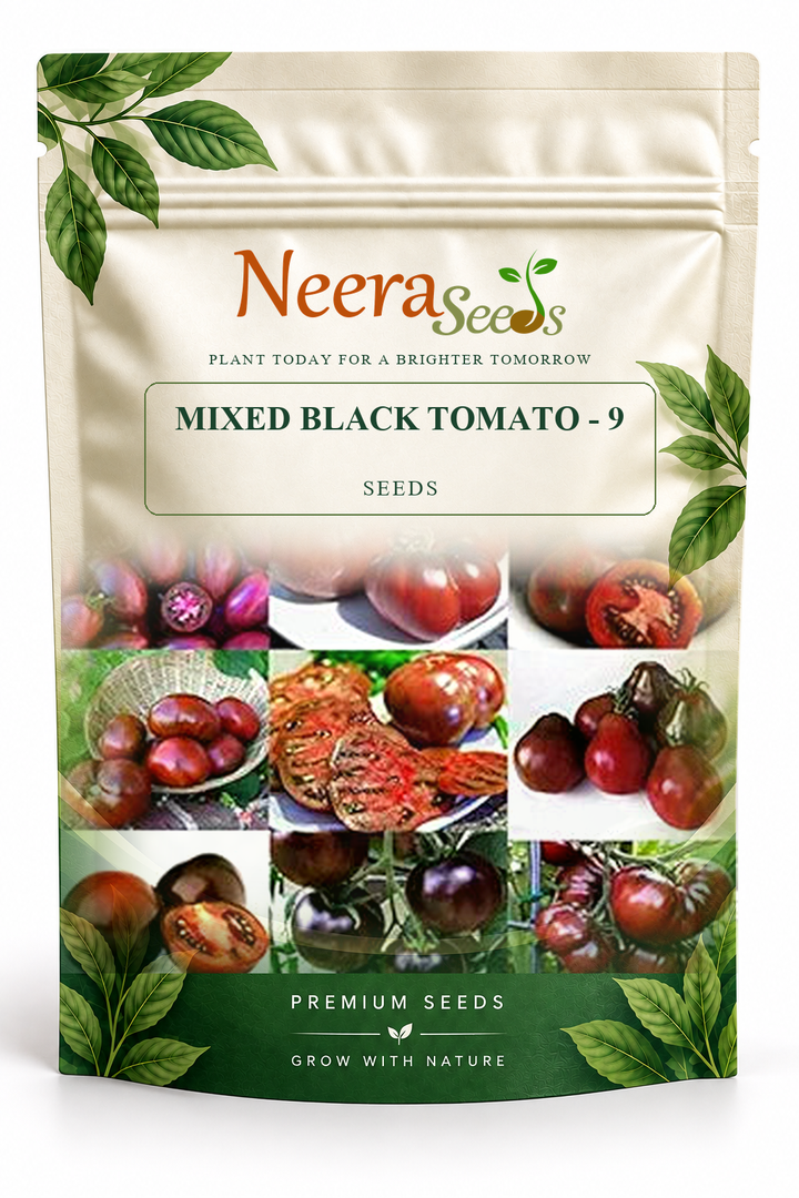 Neera Seeds Packaging Pouch - MIXED BLACK TOMATO - 9 SEEDS