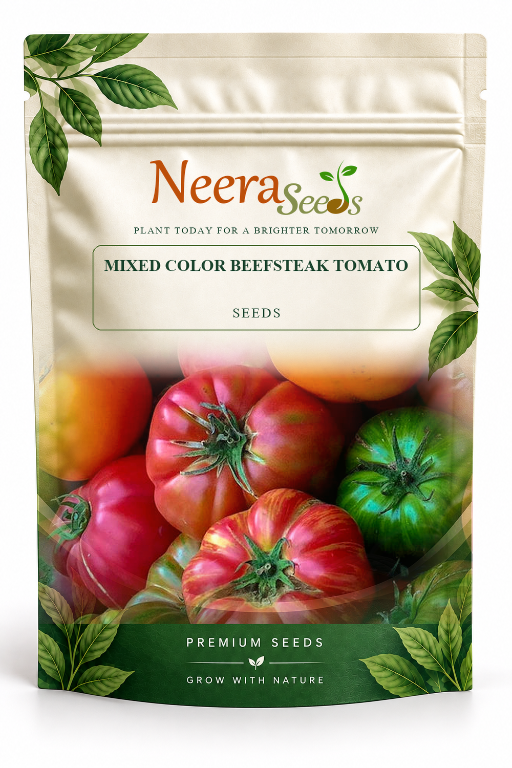 Neera Seeds Packaging Pouch - MIXED COLOR BEEFSTEAK TOMATO SEEDS