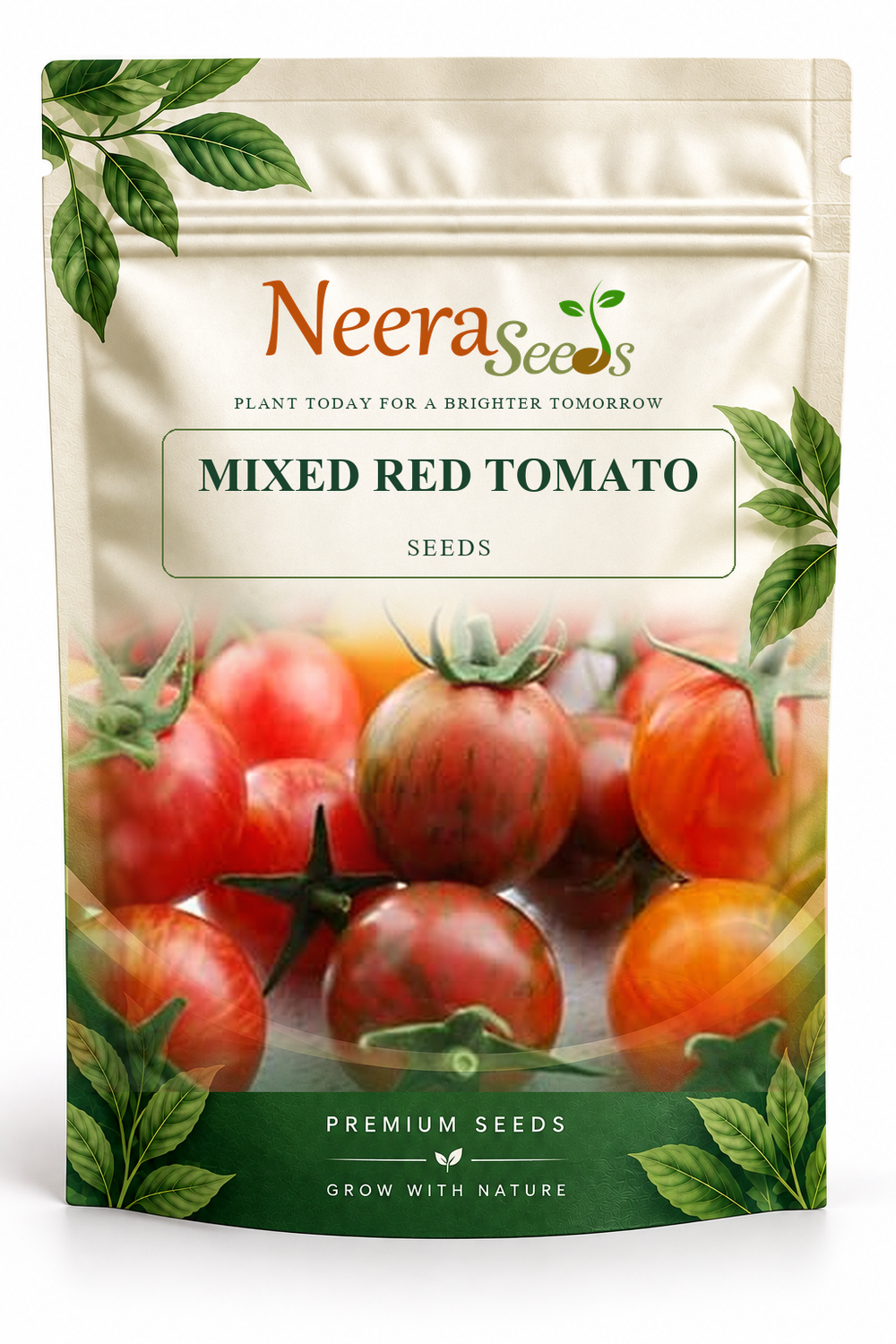 Neera Seeds Packaging Pouch - MIXED RED TOMATO SEEDS