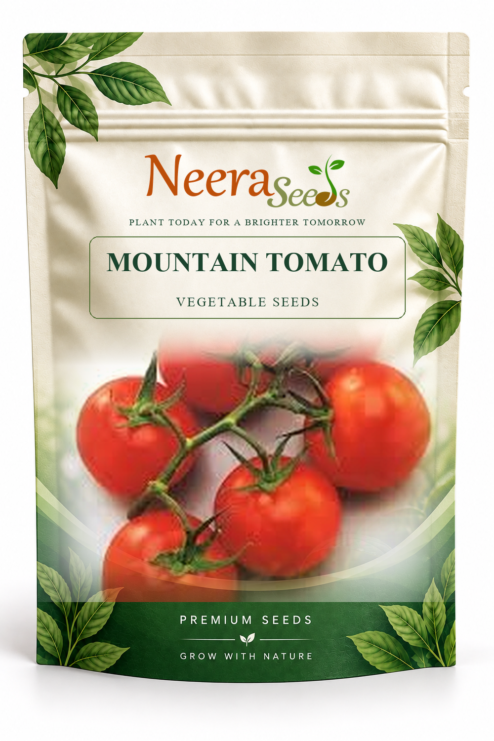 Neera Seeds Packaging Pouch - MOUNTAIN TOMATO VEGETABLE SEEDS