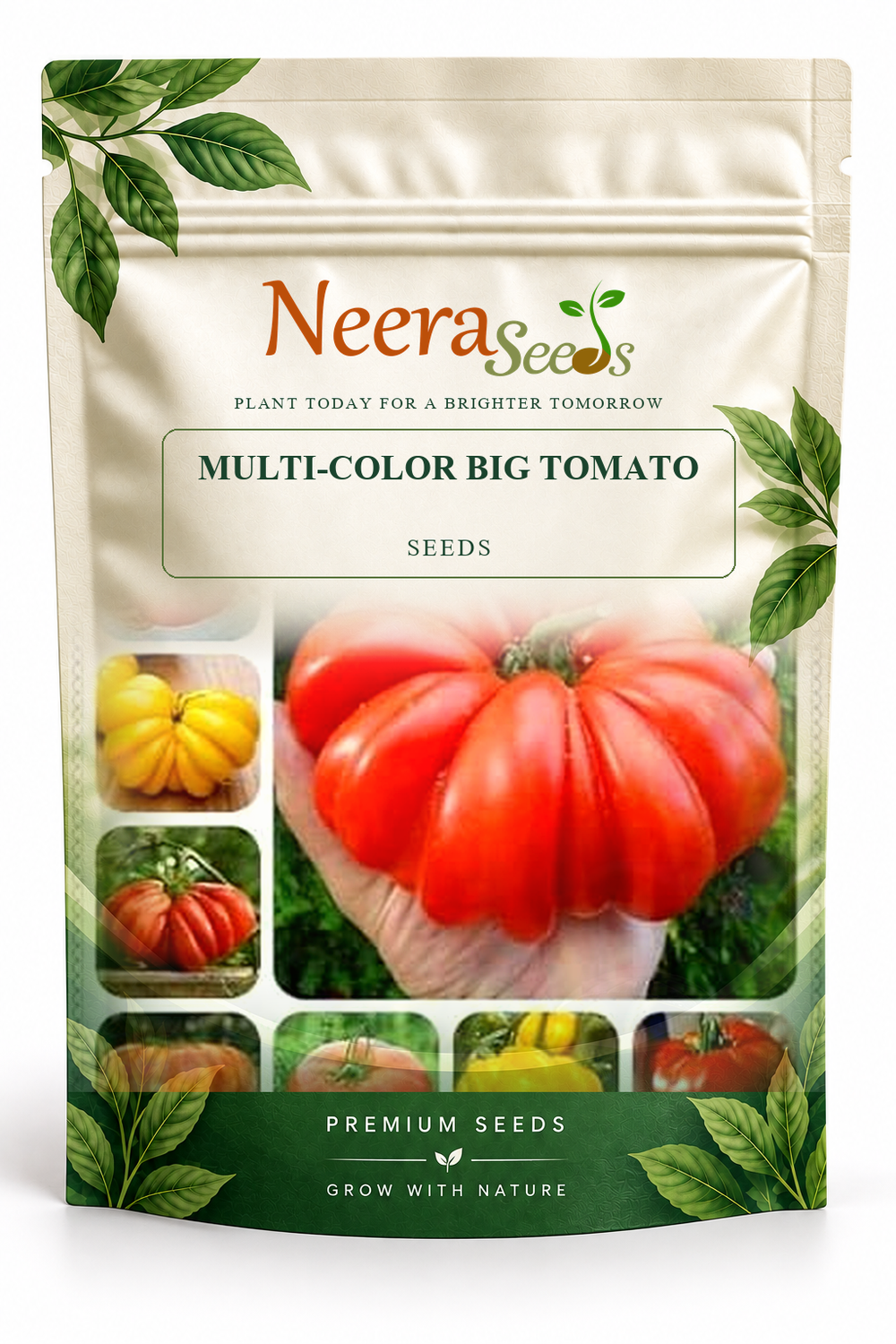 Neera Seeds Packaging Pouch - MULTI-COLOR BIG TOMATO SEEDS