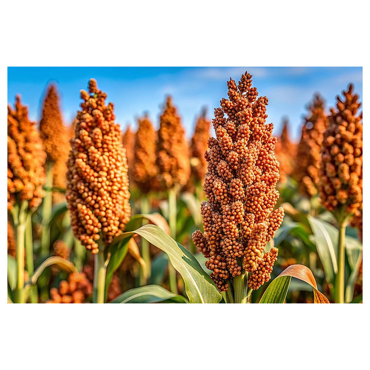 Heirloom Sorghum Flower Seeds, Non-GMO Ornamental Grass Blooms for Garden and Landscape Planting | Neera Seeds product photo [neera-v4-10cea0bfc349f3d46361]