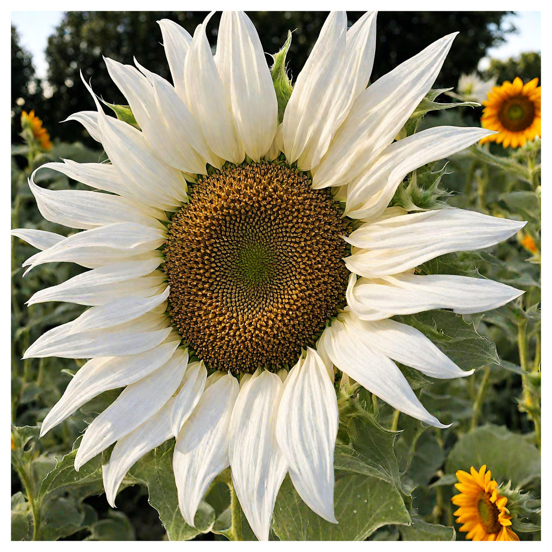 White Sunflower Flower Seeds for Planting – Rare Blooming Variety for Garden Charm, Heirloom Non-GMO | Neera Seeds product photo [neera-v4-666838544b07860122aa]