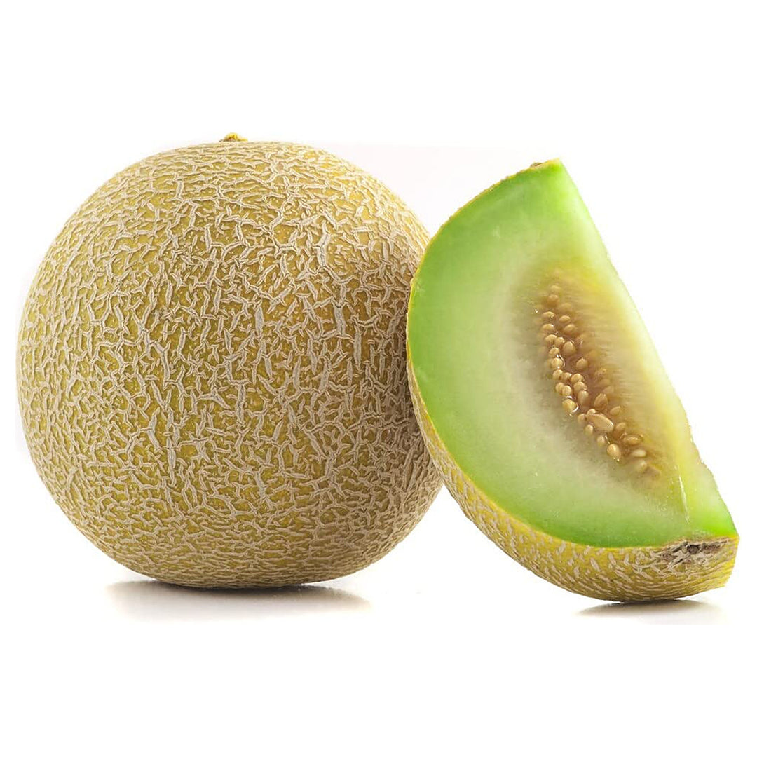 Green Honeydew Melon Fruit Seeds – Heirloom, Non-GMO, High Germination Organic Garden Seeds | Neera Seeds product photo [neera-v4-7cd5bd7553b371ee9e6d]
