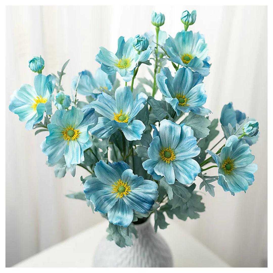 Teal Blue Cosmos Bush Flower Seeds for Planting – Non-GMO, Heirloom Garden Seeds | Neera Seeds product photo [neera-v4-914d6204a53d71a2e355]