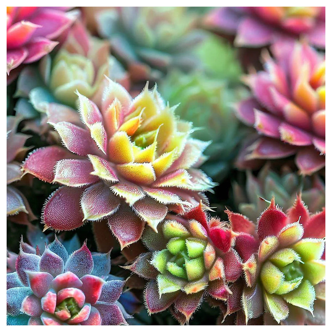 Mixed Sempervivum Flower Seeds for Planting - NON GMO seeds | Neera Seeds product photo [neera-v4-c0be974f157a5cc7de08]