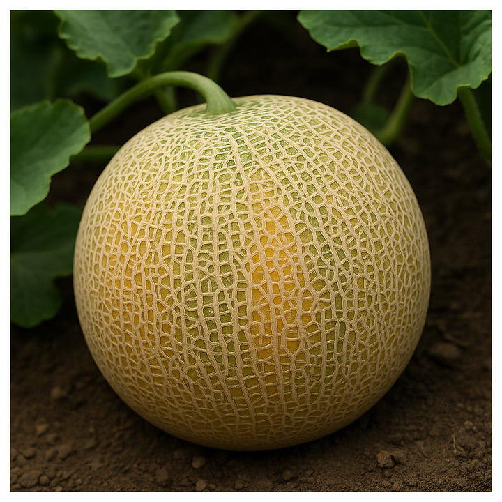 Organic Cantaloupe Melon Seeds – Heirloom Netted Musk Melon, Sweet Orange Flesh, Non-GMO Fruit Seeds for Planting | Neera Seeds product photo [neera-v4-d7eec52b4a53592a97dd]