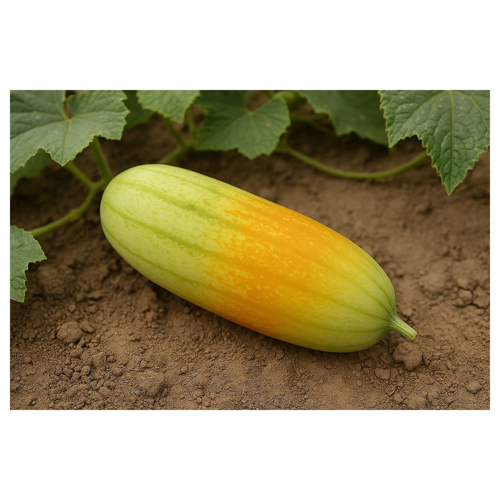 Indian Cucumber Bicolor Seeds for Planting – High Yield, Heirloom, Non-GMO Vegetable Seeds for Home and Kitchen Gar | Neera Seeds product photo [neera-v4-fd59674ceccd63b81ee3]