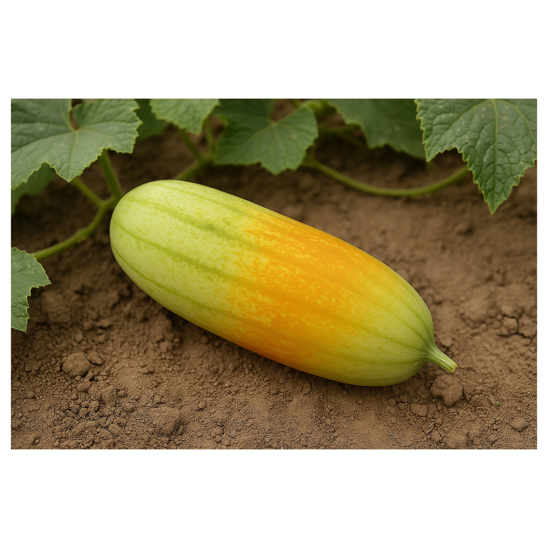 Indian Cucumber Bicolor Seeds for Planting – High Yield, Heirloom, Non-GMO Vegetable Seeds for Home and Kitchen Gar | Neera Seeds product photo [neera-v4-fd59674ceccd63b81ee3]