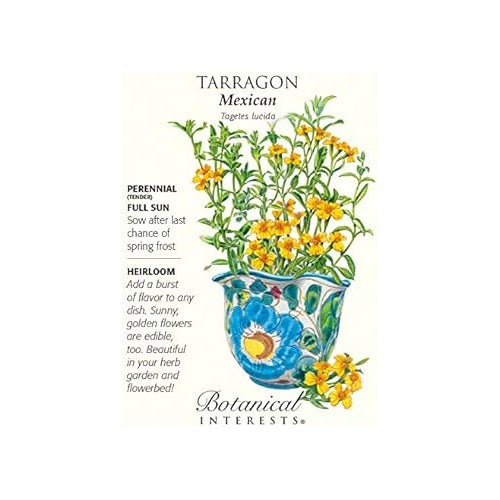 Organic Heirloom Non-GMO Yellow Mexican Tarragon Seeds for Planting [neera-v5-04c5bca1a3f1e6504b78]
