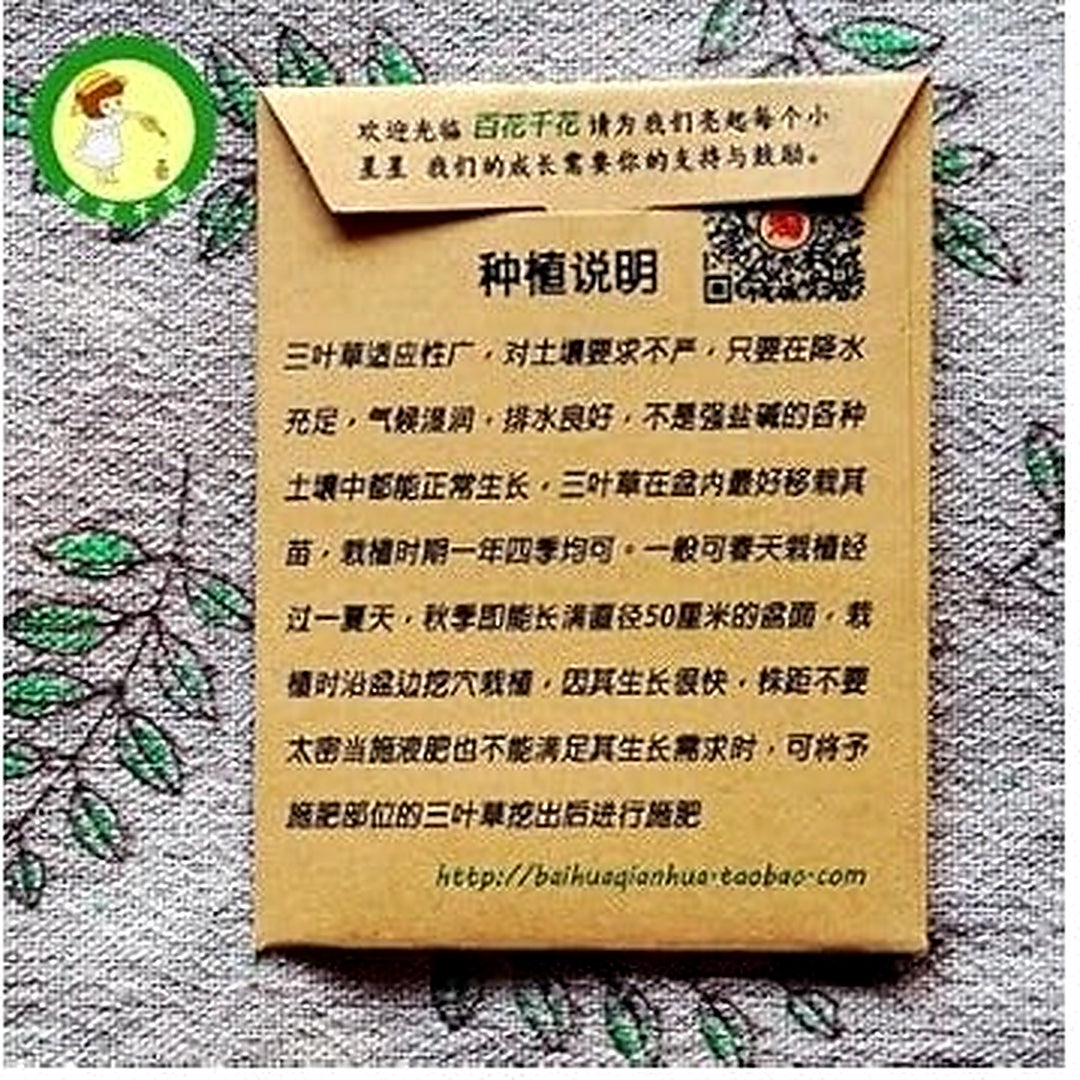 Mini Four Leaf Clover Herb Seeds [neera-v5-0829b7c1ae385323401d]