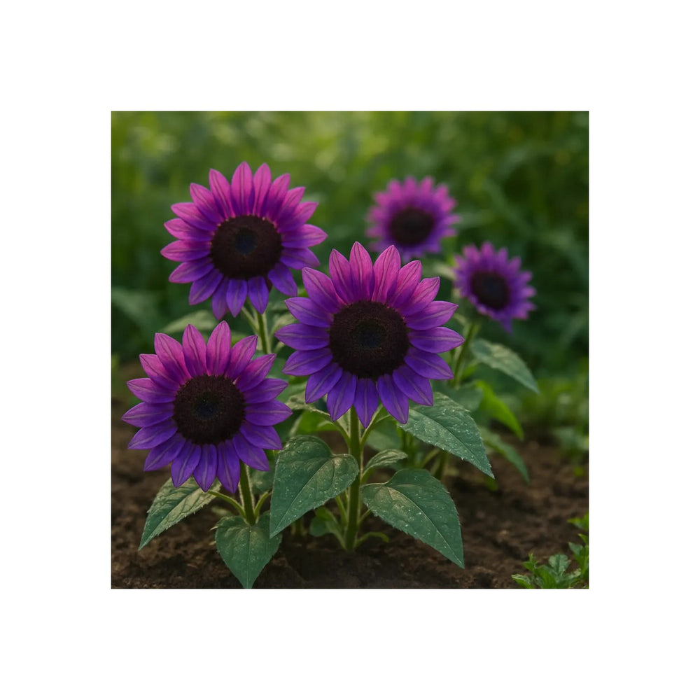 Violet Mini Sunflower For Planting Unique Dwarf Blooms For Garden Pots Borders Flower Seeds for [neera-v5-bd15534b4524449af05a]