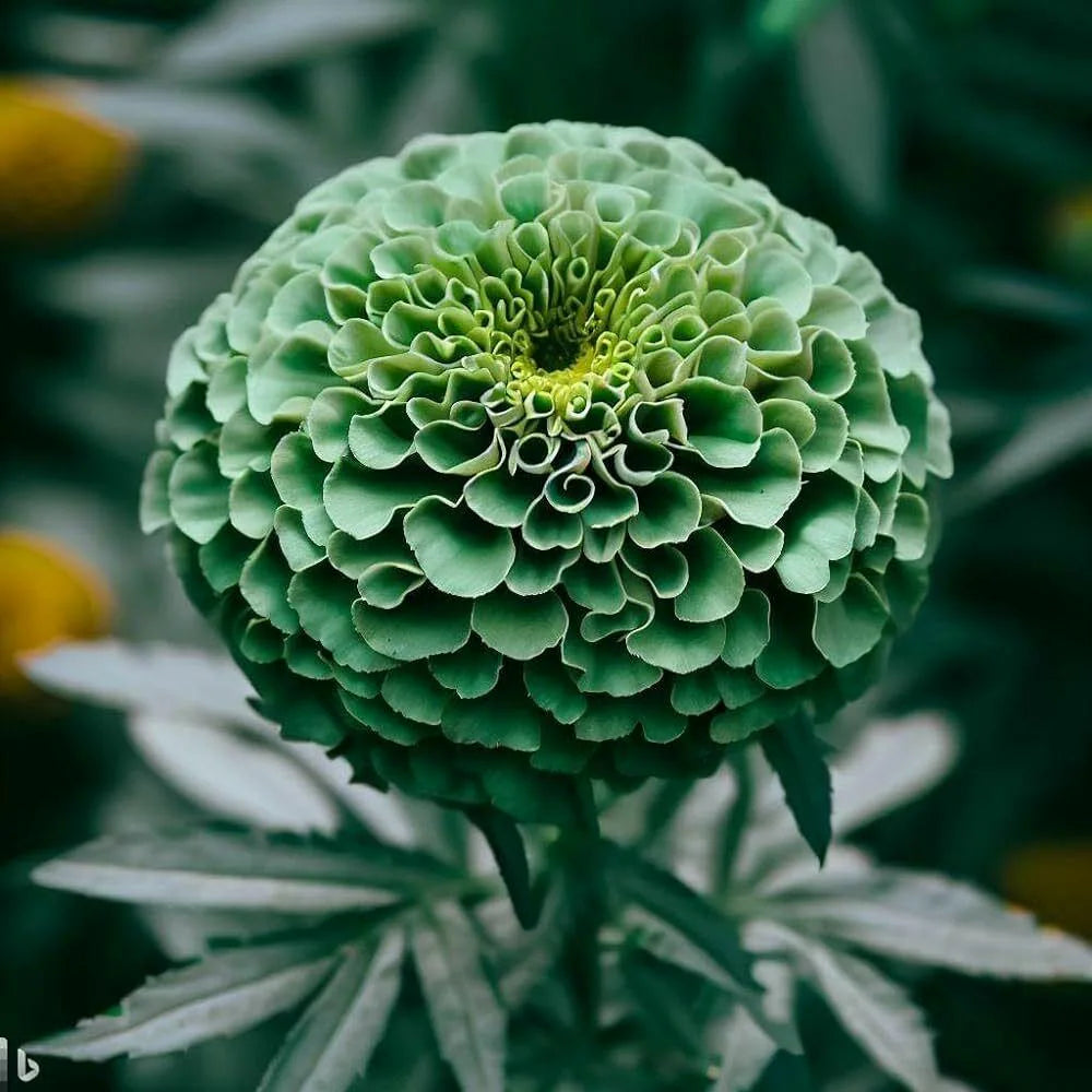 Grønne Zinnia Elegans Blomsterfrø til udplantning - 100 stk