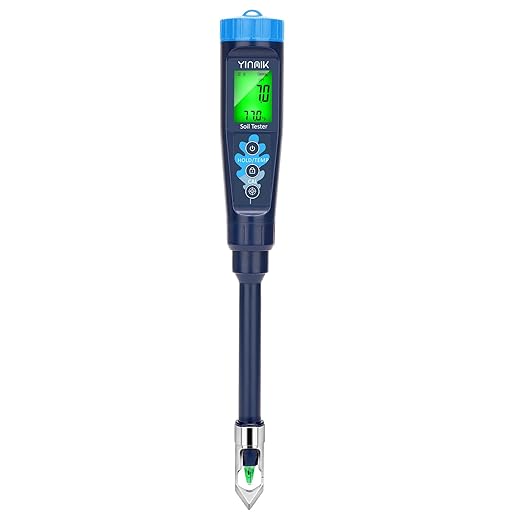 Professional Soil pH Tester for Indoor &amp; Outdoor Plants, Garden, Lawn, Greenhouse, and Farming
