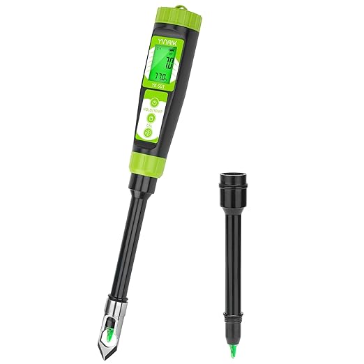 Professional Soil pH Tester for Indoor &amp; Outdoor Plants, Garden, Lawn, Greenhouse, and Farming