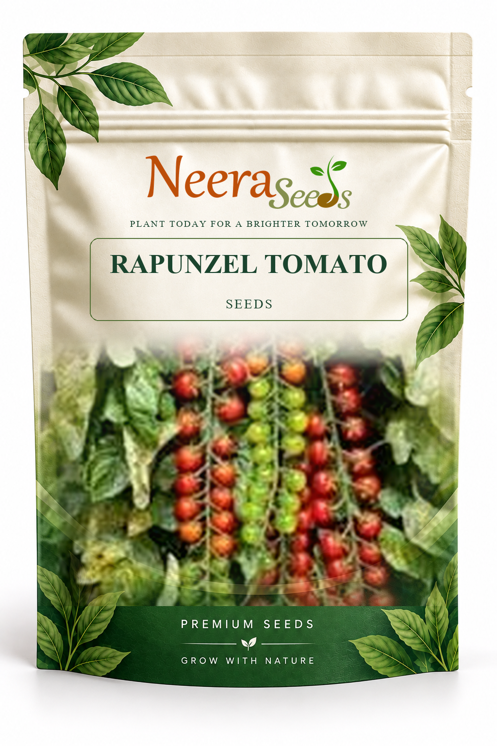 Neera Seeds Packaging Pouch - RAPUNZEL TOMATO SEEDS