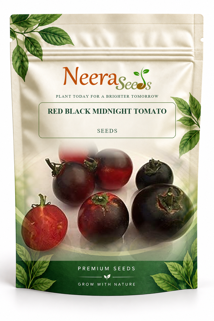 Neera Seeds Packaging Pouch - RED BLACK MIDNIGHT TOMATO SEEDS