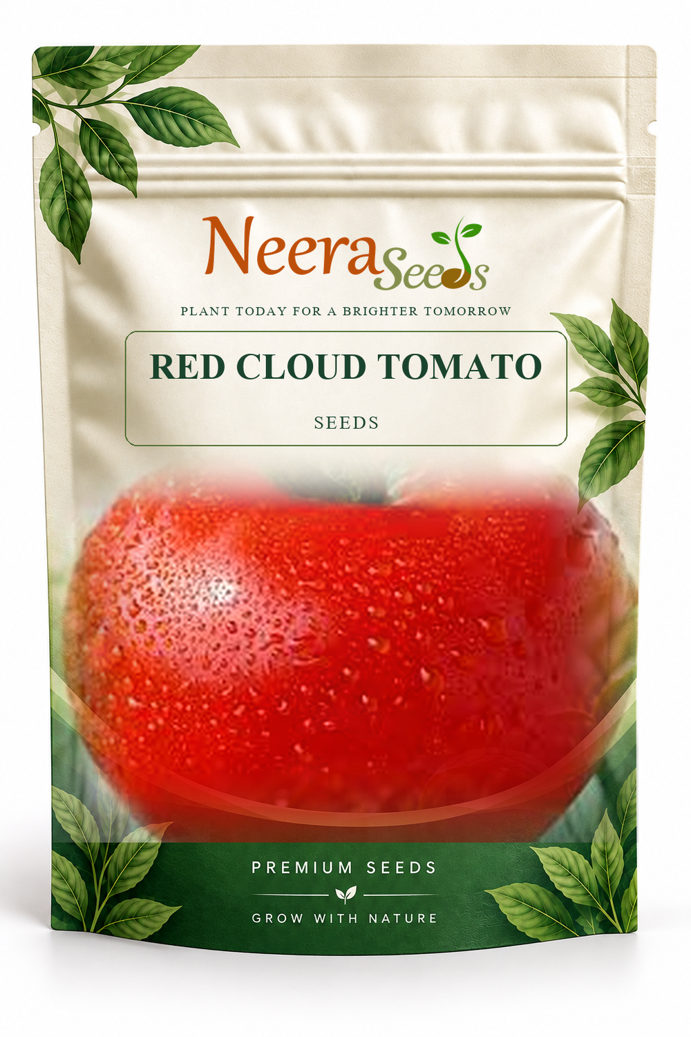 Neera Seeds Packaging Pouch - RED CLOUD TOMATO SEEDS