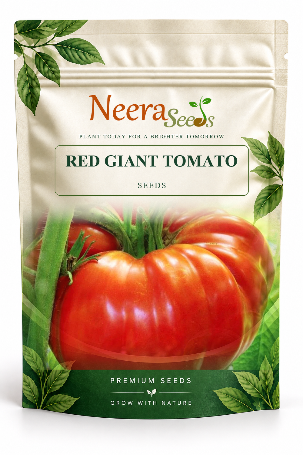 Neera Seeds Packaging Pouch - RED GIANT TOMATO SEEDS