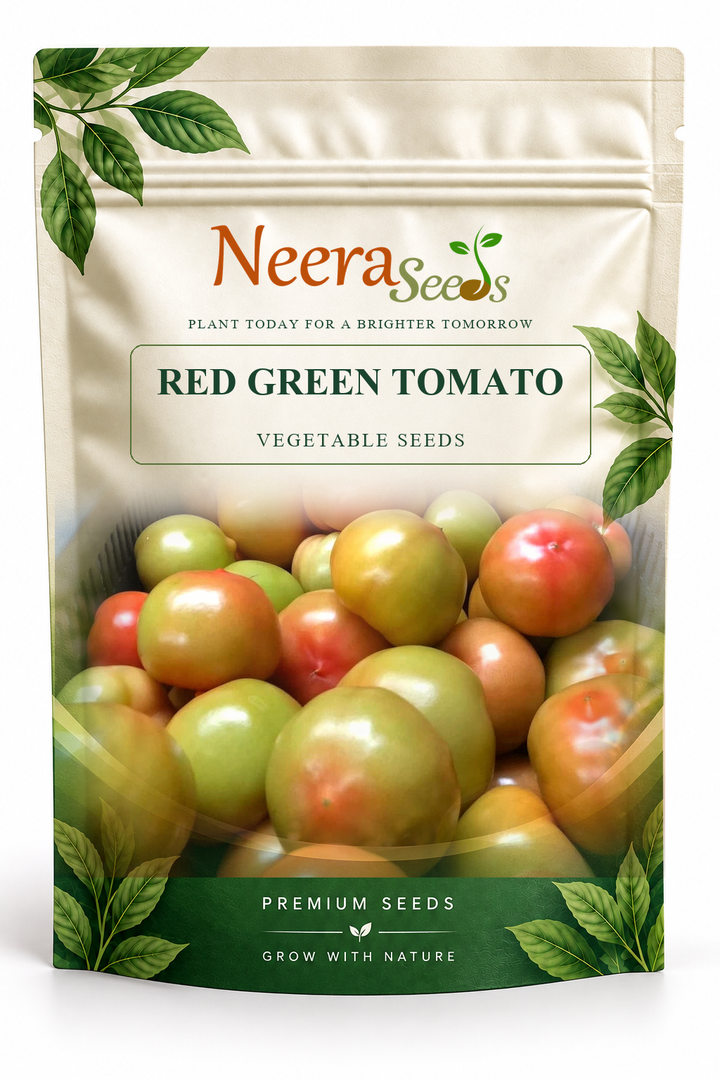 Neera Seeds Packaging Pouch - RED GREEN TOMATO VEGETABLE SEEDS