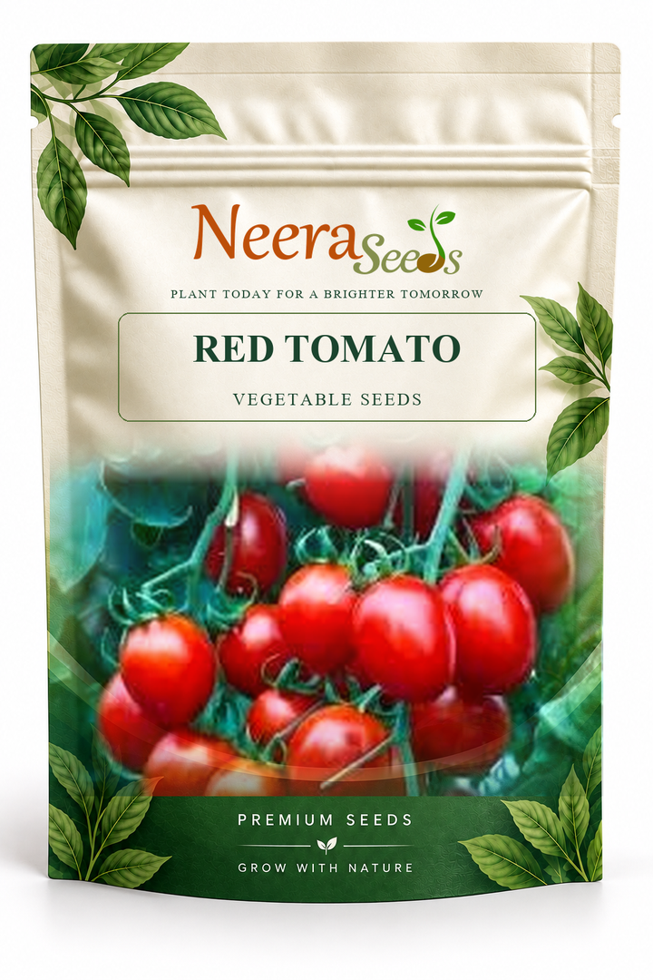 Neera Seeds Packaging Pouch - RED TOMATO VEGETABLE SEEDS