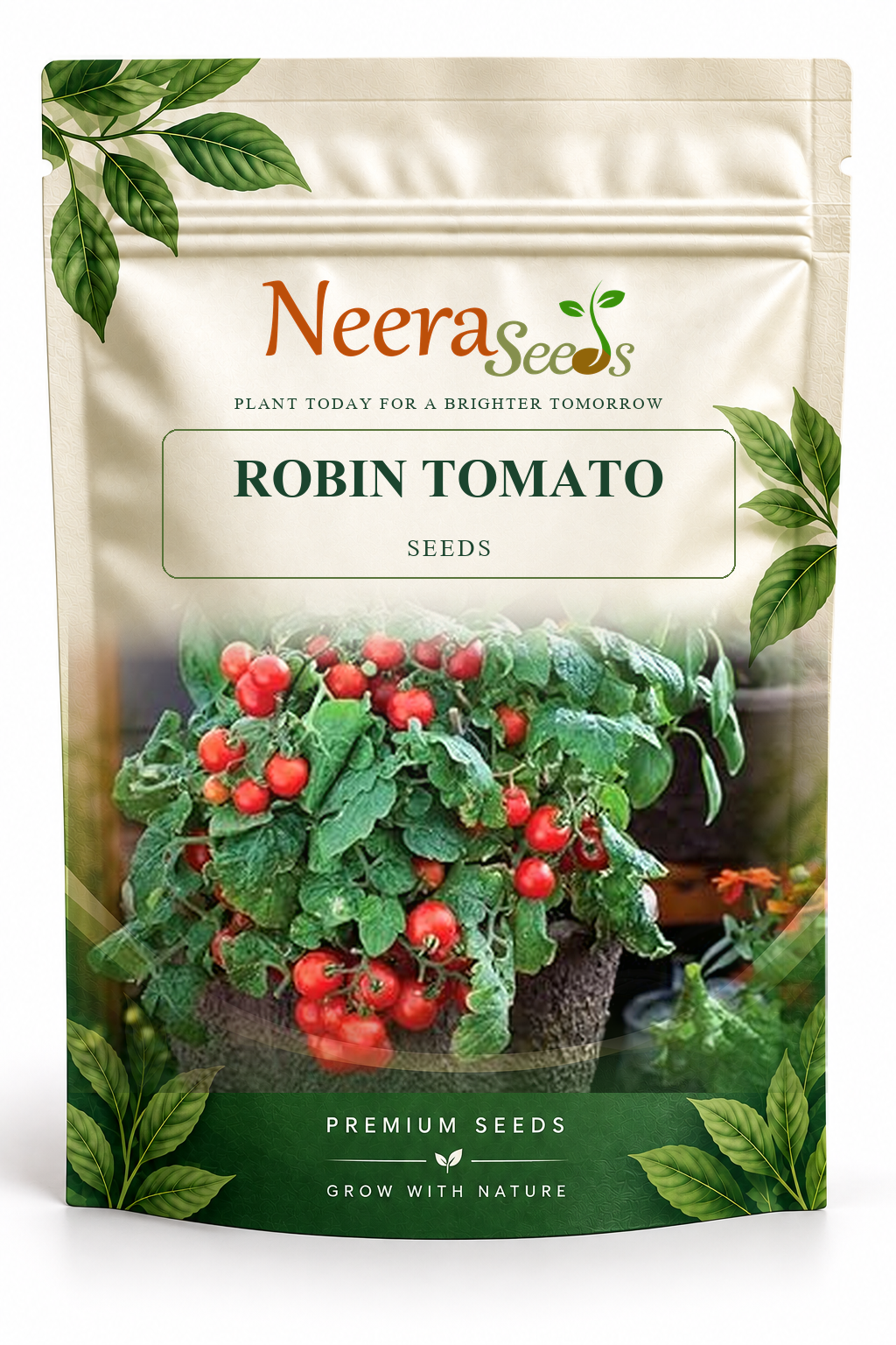Neera Seeds Packaging Pouch - ROBIN TOMATO SEEDS