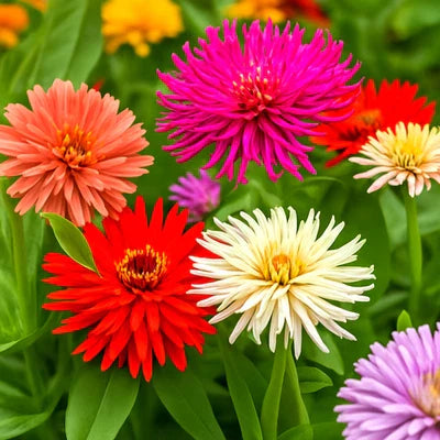 cactus zinnia flower seeds