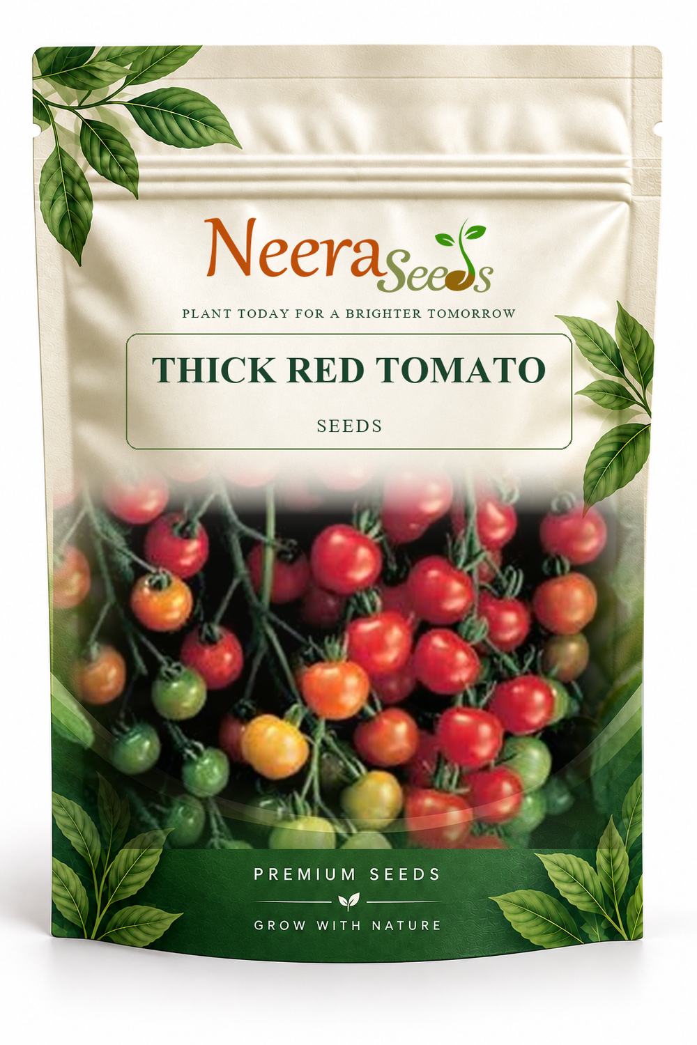 Neera Seeds Packaging Pouch - THICK RED TOMATO SEEDS