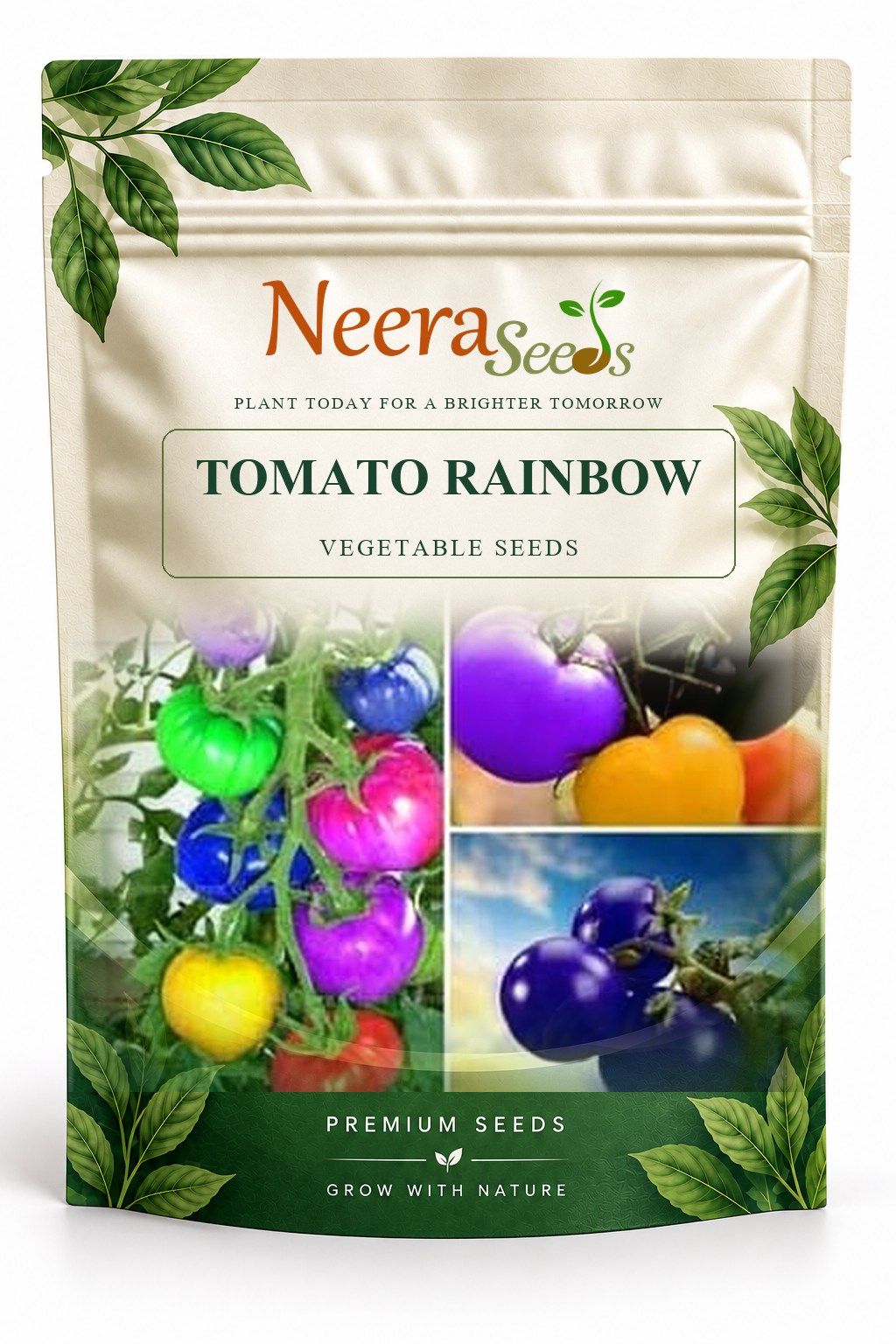 Neera Seeds Packaging Pouch - TOMATO RAINBOW VEGETABLE SEEDS
