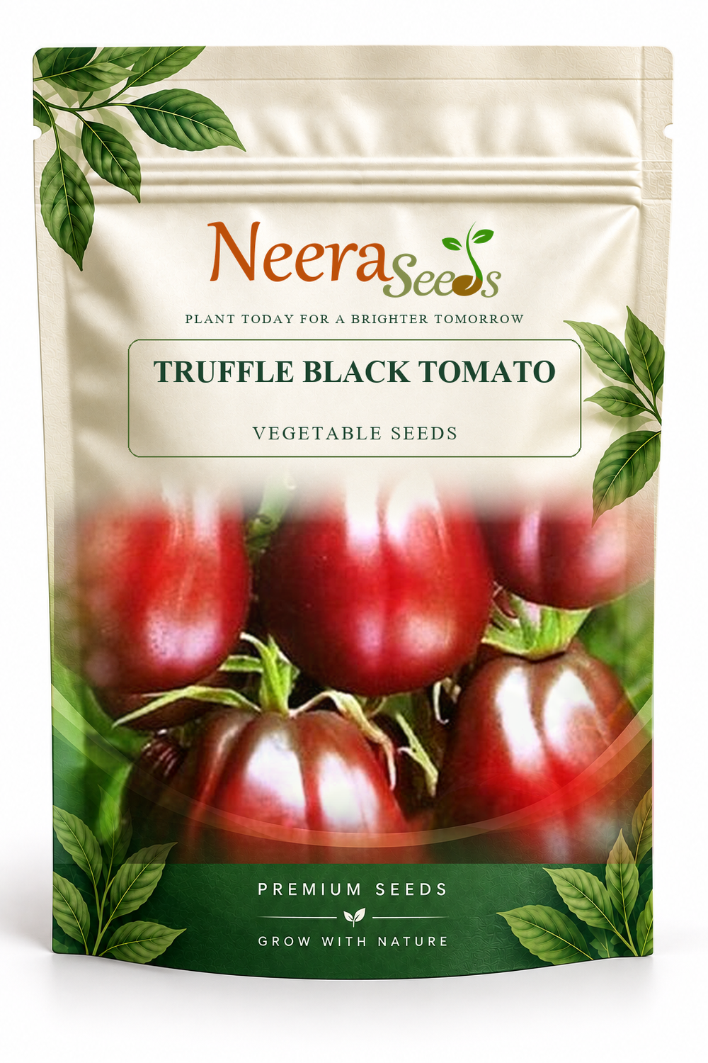 Neera Seeds Packaging Pouch - TRUFFLE BLACK TOMATO VEGETABLE SEEDS