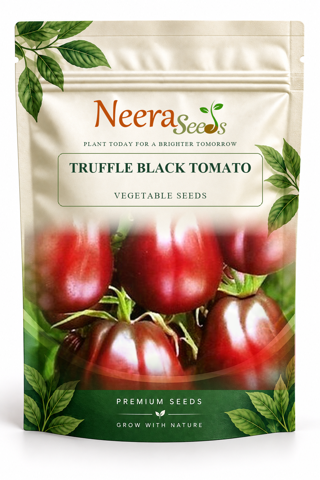 Neera Seeds Packaging Pouch - TRUFFLE BLACK TOMATO VEGETABLE SEEDS
