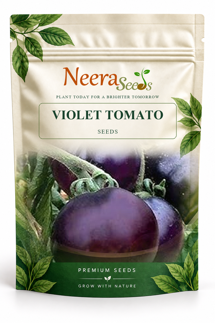 Neera Seeds Packaging Pouch - VIOLET TOMATO SEEDS