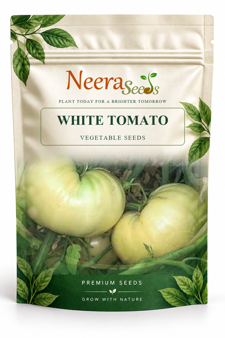 Neera Seeds Packaging Pouch - WHITE TOMATO VEGETABLE SEEDS