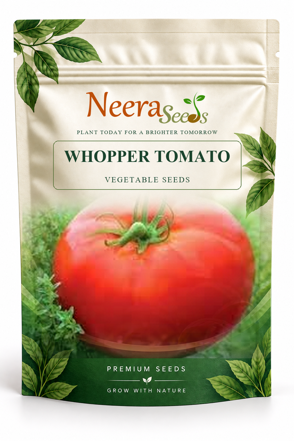 Neera Seeds Packaging Pouch - WHOPPER TOMATO VEGETABLE SEEDS