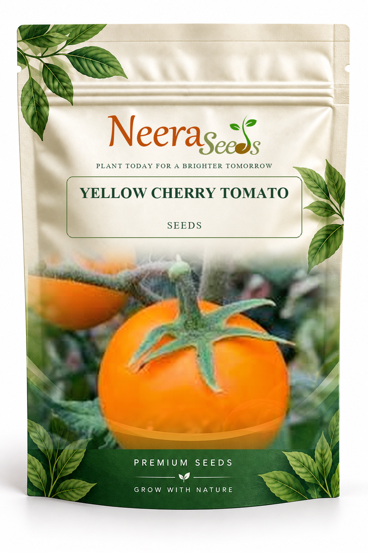 Neera Seeds Packaging Pouch - YELLOW CHERRY TOMATO SEEDS