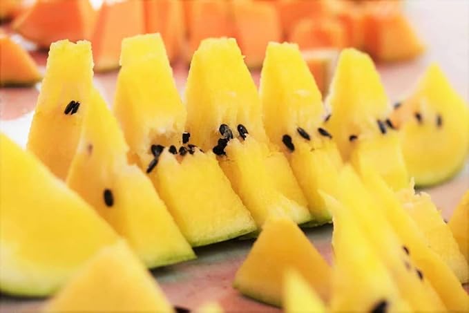 Yellow Crimson Watermelon Fruit Seeds