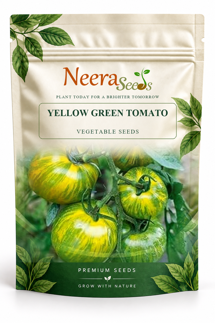 Neera Seeds Packaging Pouch - YELLOW GREEN TOMATO VEGETABLE SEEDS