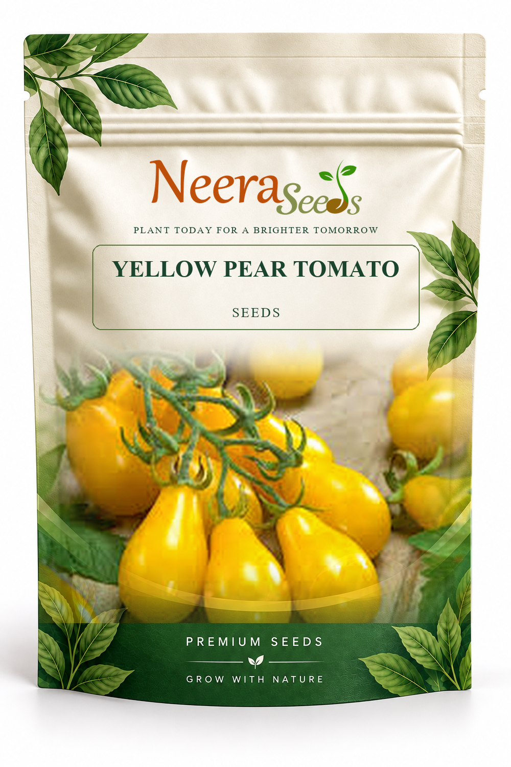 Neera Seeds Packaging Pouch - YELLOW PEAR TOMATO SEEDS