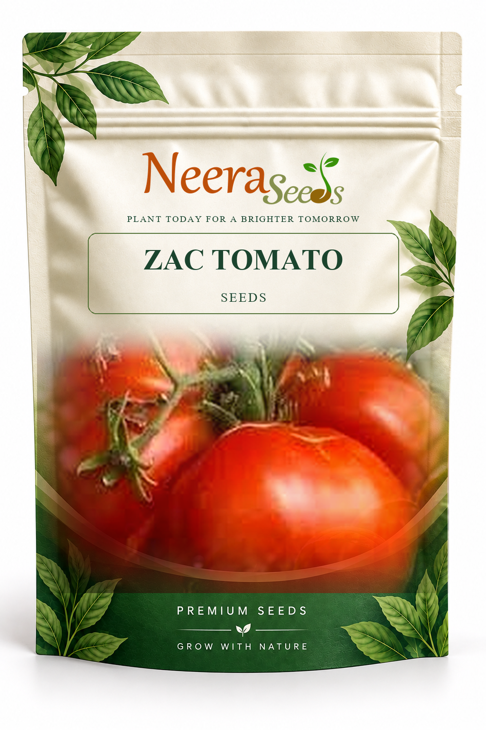 Neera Seeds Packaging Pouch - ZAC TOMATO SEEDS